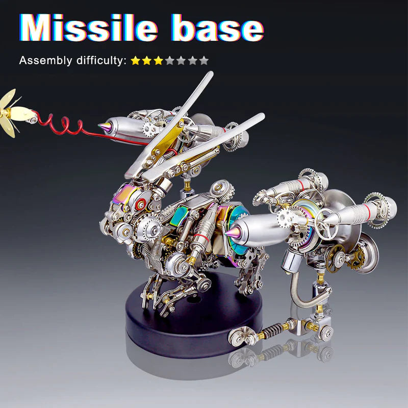 3D Missile Display Base Model for Mechanical Bunny Aerospace Rabbit