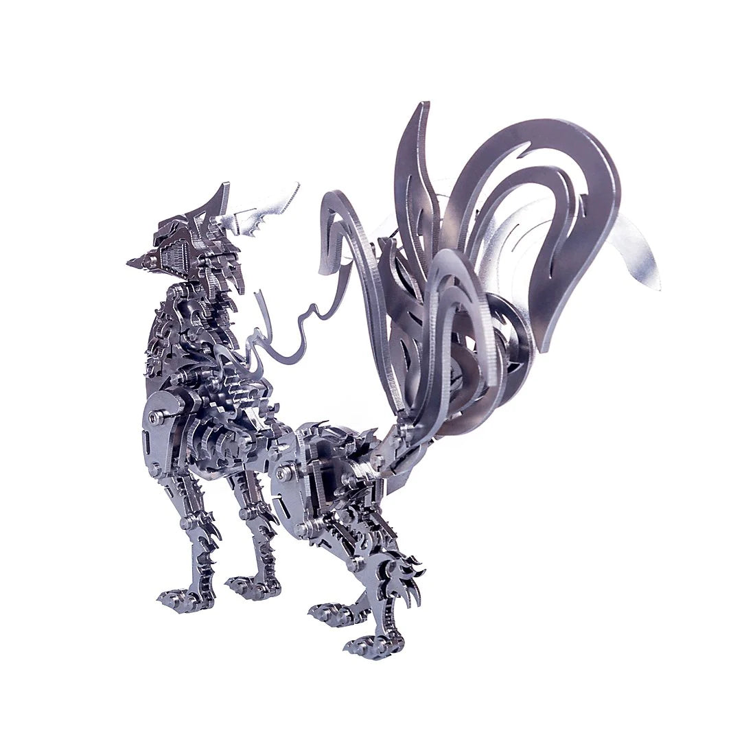 Large Nine-tailed Fox 3D Metal Puzzles Assembly Model