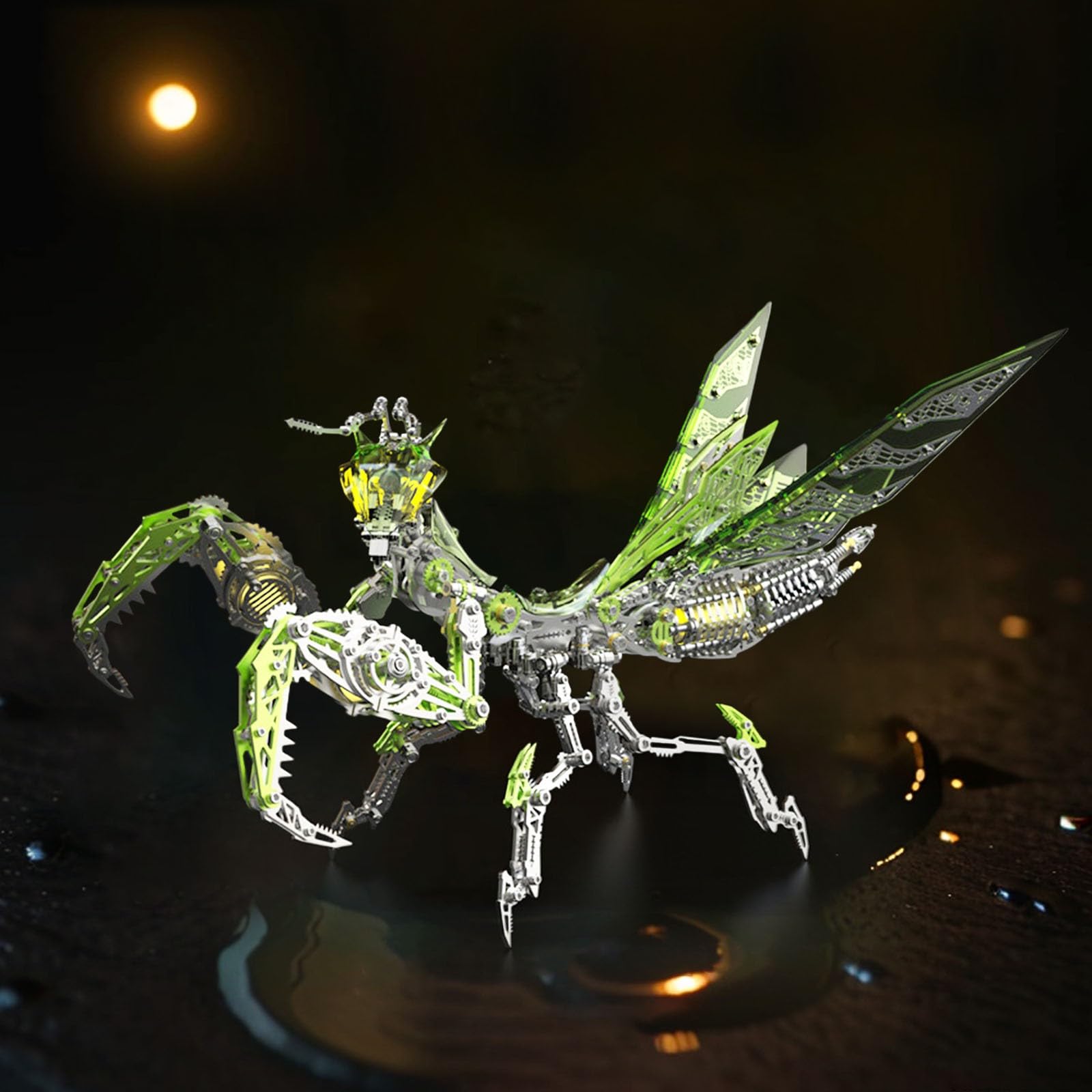 Mantis 3D Metal Puzzles Mechanical Punk Model Assembly Kit（1200Pcs）