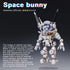 Mechanical Aerospace Rabbit Astronaut 3D Metal Puzzles(500Pcs)