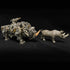 Mechanical Rhino 3D Metal Puzzle DIY Assembly Model(700Pcs)