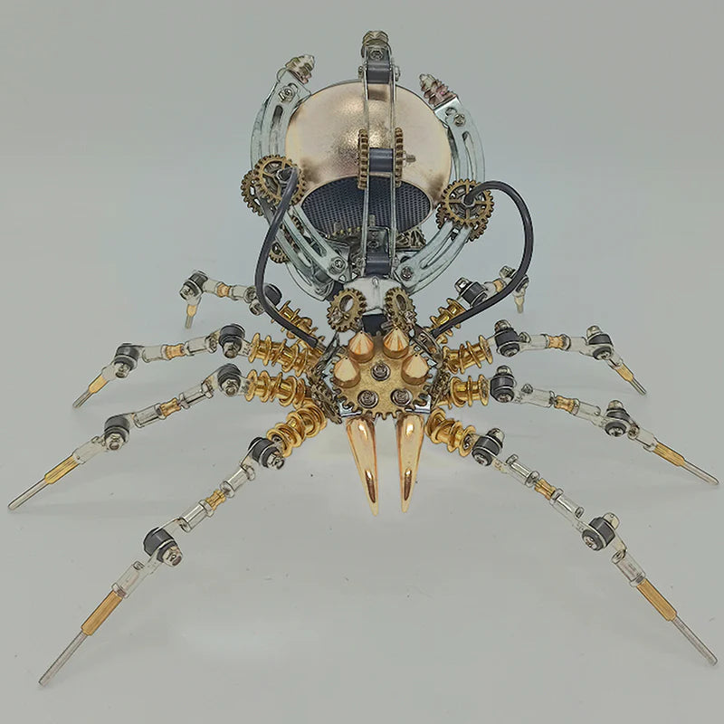 Spider Bluetooth Speaker 3D Metal Puzzles Steampunk DIY Assemble Model Kits(512Pcs)