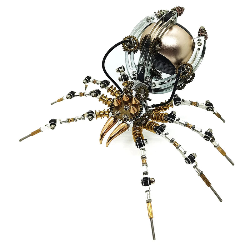 Spider Bluetooth Speaker 3D Metal Puzzles Steampunk DIY Assemble Model Kits(512Pcs)