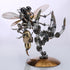 Steampunk Mechanical Wasp Model Kit with Garden Trees Lamp(627 Pcs)