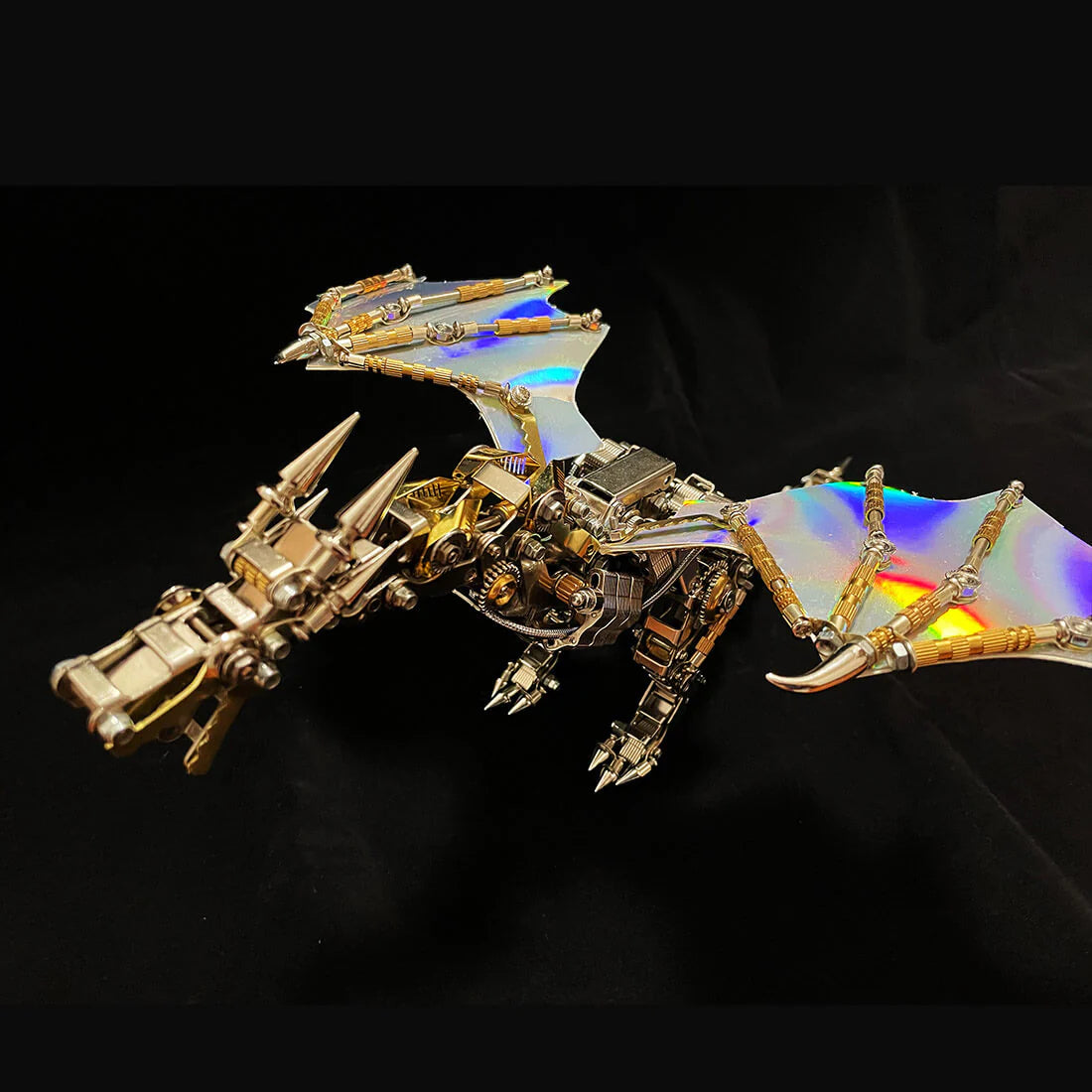 Steampunk Wyvern Flying Dragon 3D Metal Puzzle Model Kit(600Pcs)