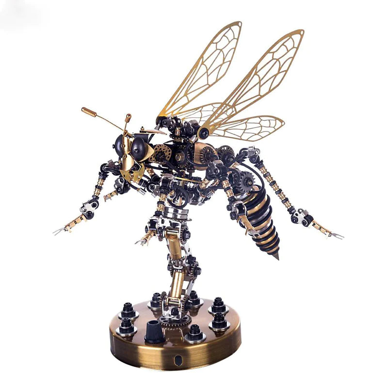 Voice-Activated Mechanical Wasp 3D Metal Model Kit