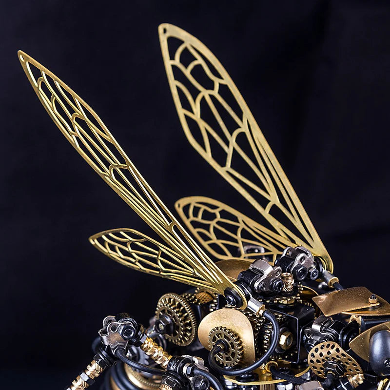 Voice-Activated Mechanical Wasp 3D Metal Model Kit